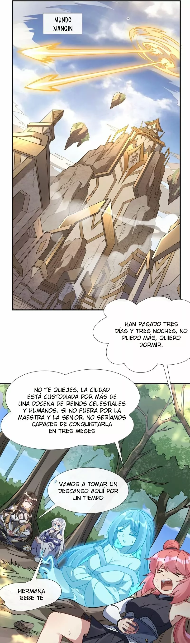 Read Entrené a las Soberanas del Cosmos ES Manga Online