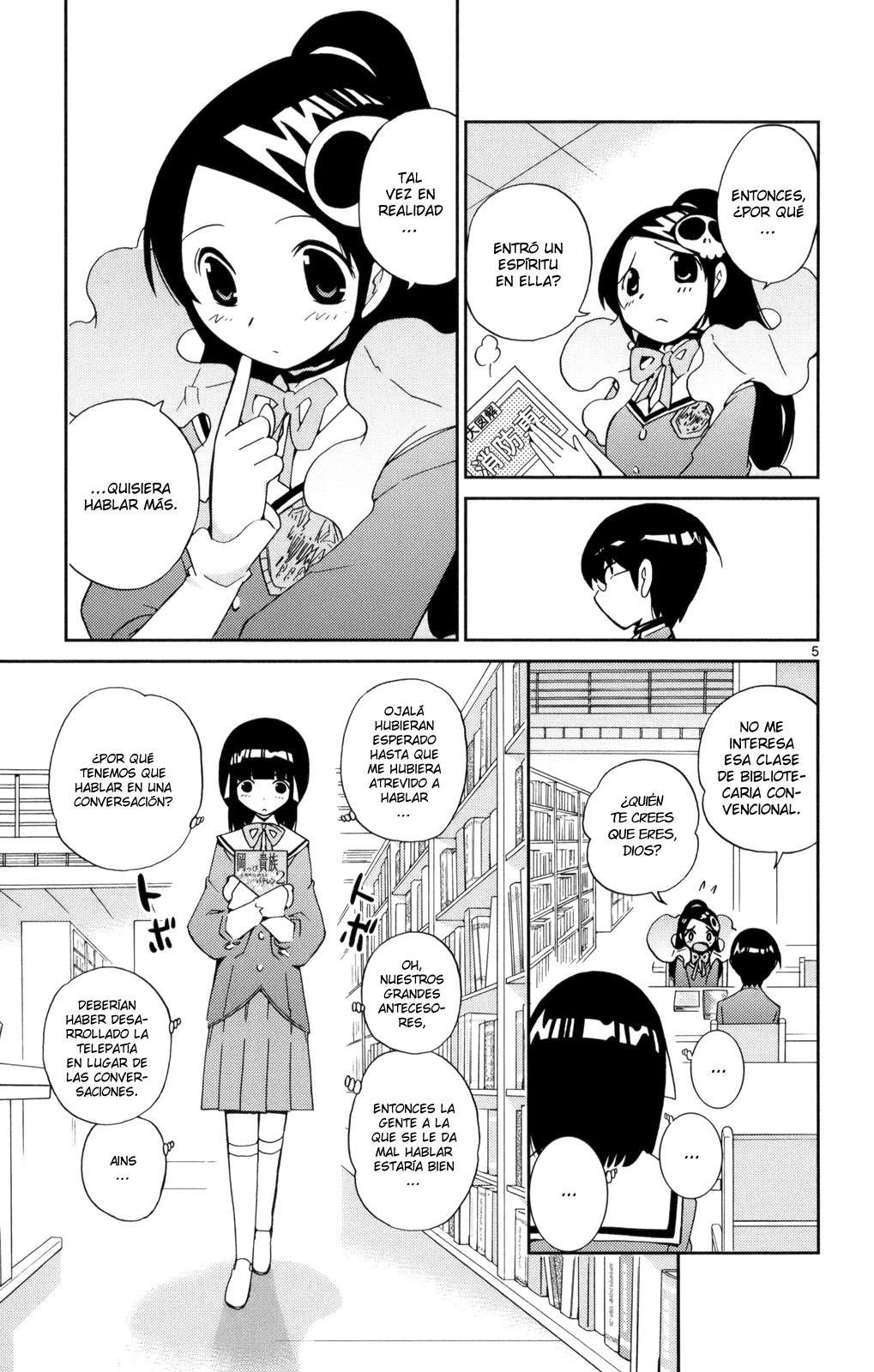 Read Kami nomi zo Shiru Sekai ES Manga Online