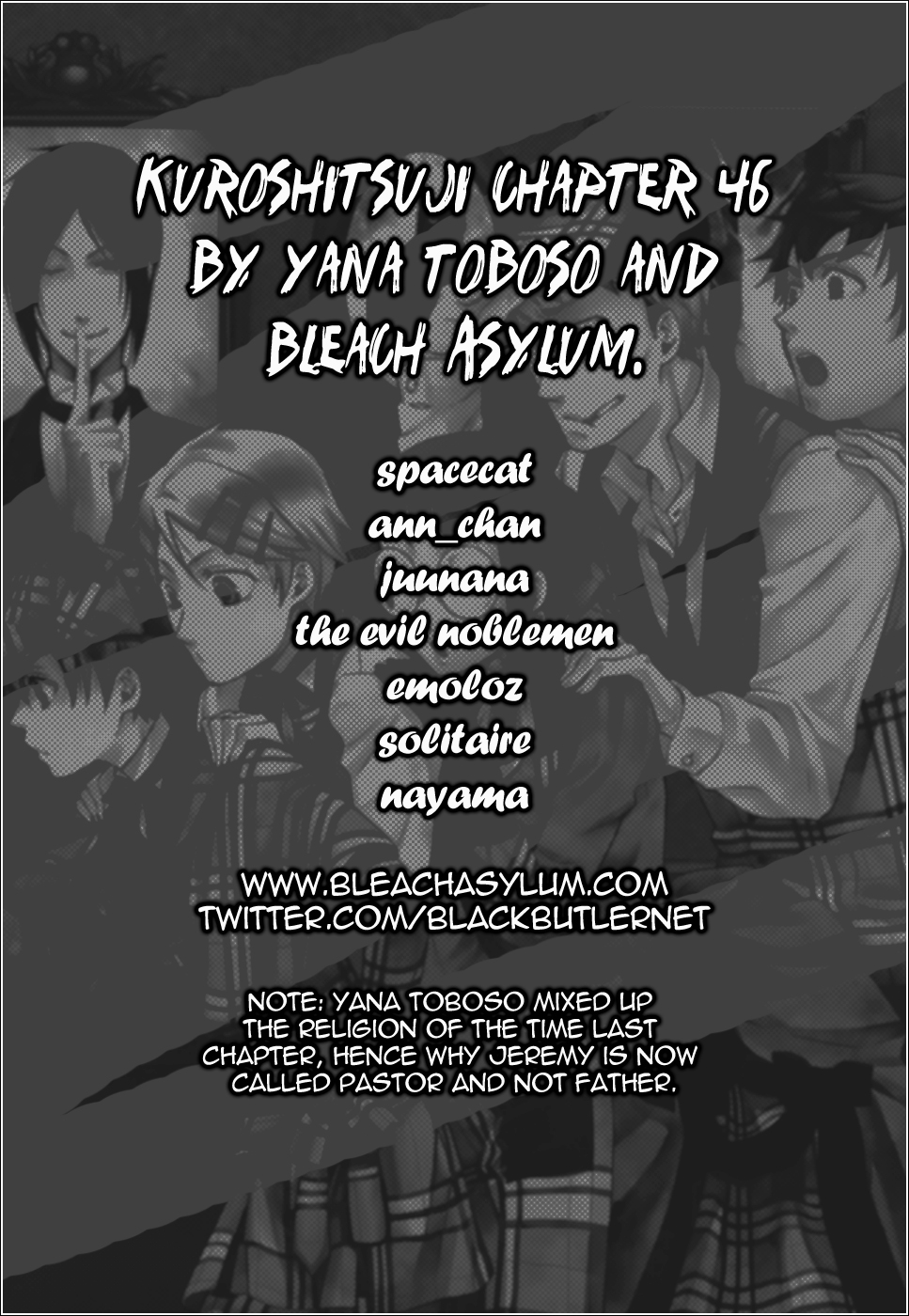 Read Kuroshitsuji ES Manga Online