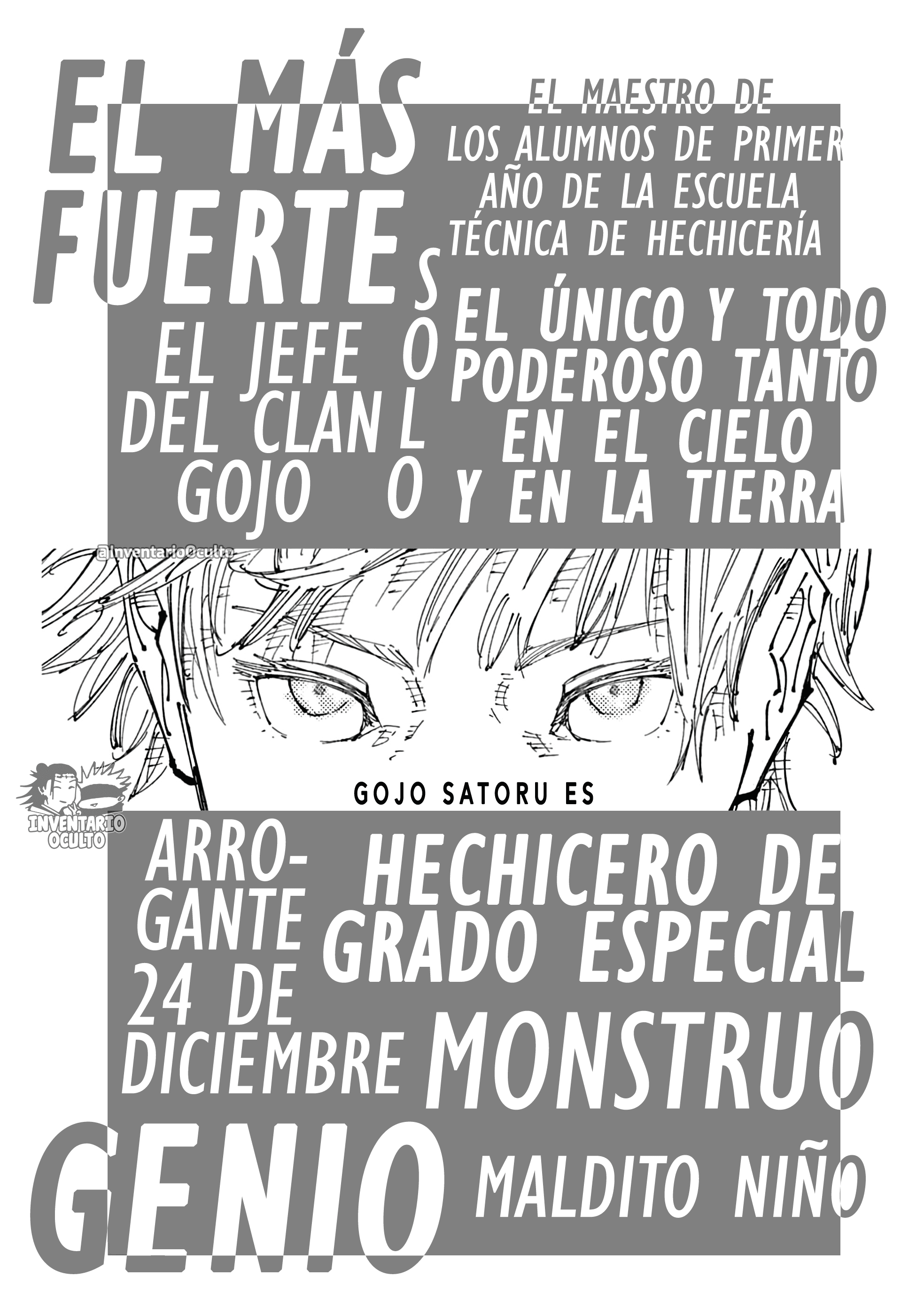 Read SATORU GOJO – Official Booklet ES Manga Online