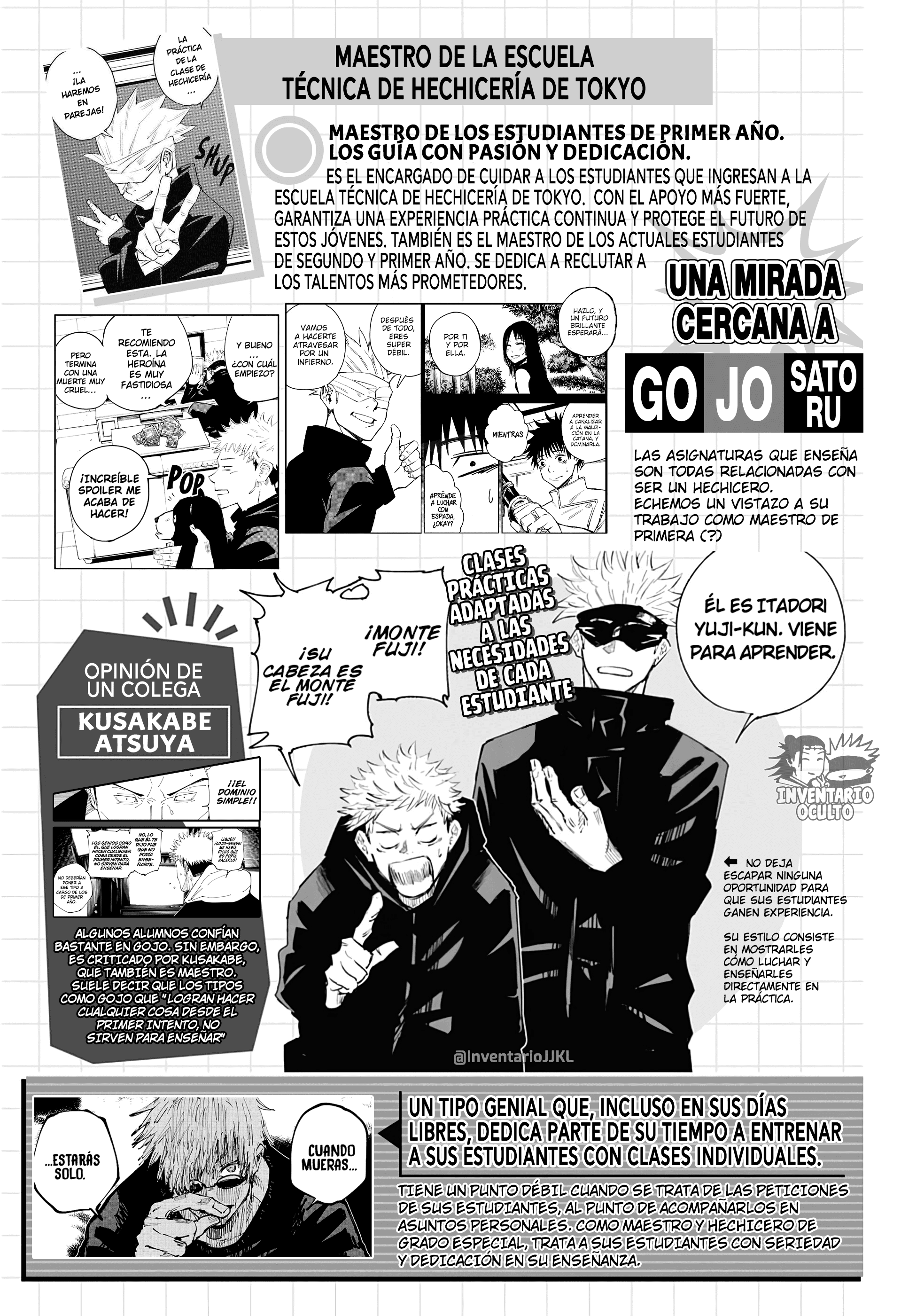 Read SATORU GOJO – Official Booklet ES Manga Online