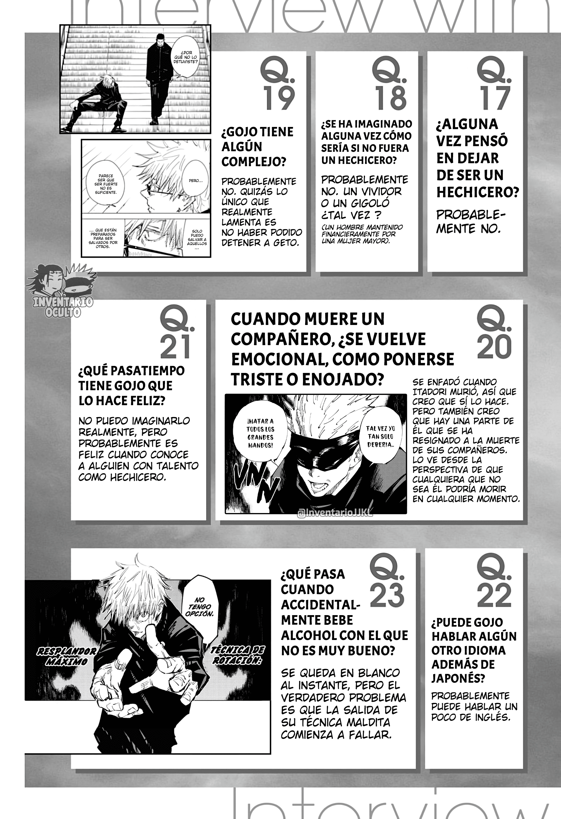 Read SATORU GOJO – Official Booklet ES Manga Online