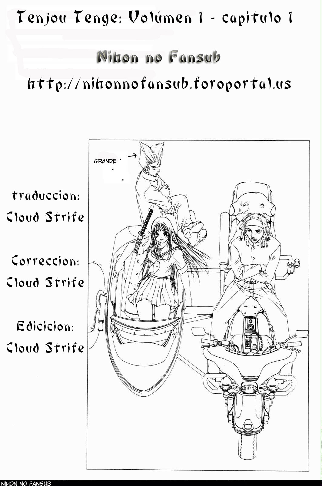 Read Tenjou Tenge ES Manga Online