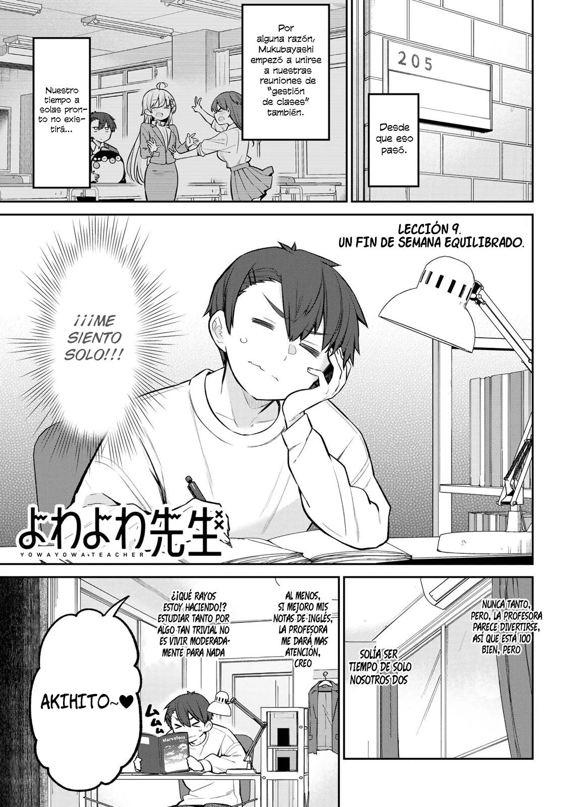 Read Yowayowa-sensei ES Manga Online
