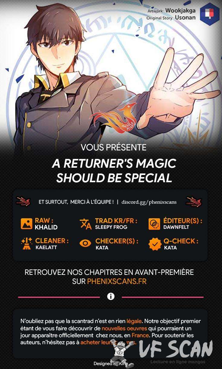 Read A Returner's Magic Should be Special FR Manga Online