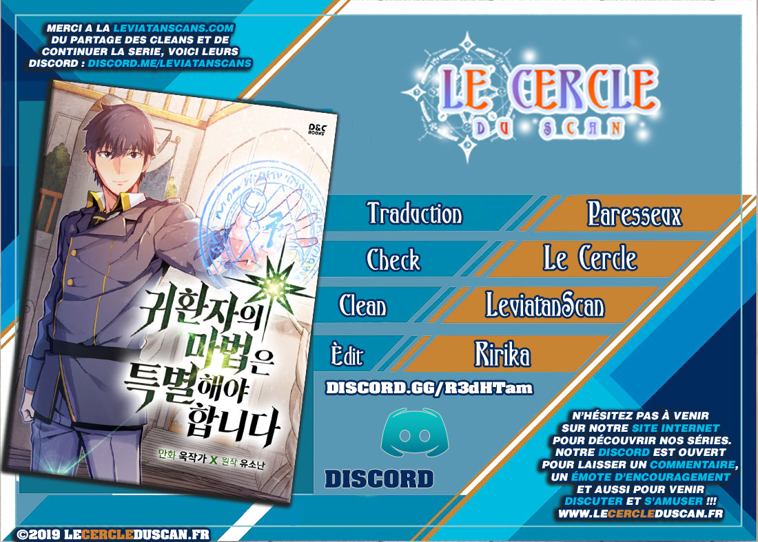 Read A Returner's Magic Should be Special FR Manga Online