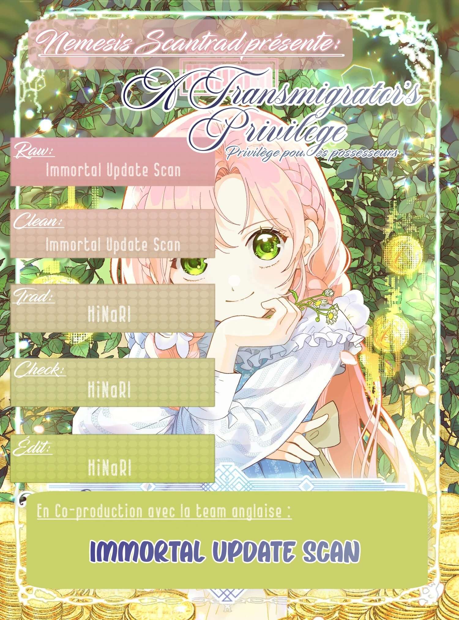 Read A Transmigrator's Privilege FR Manga Online