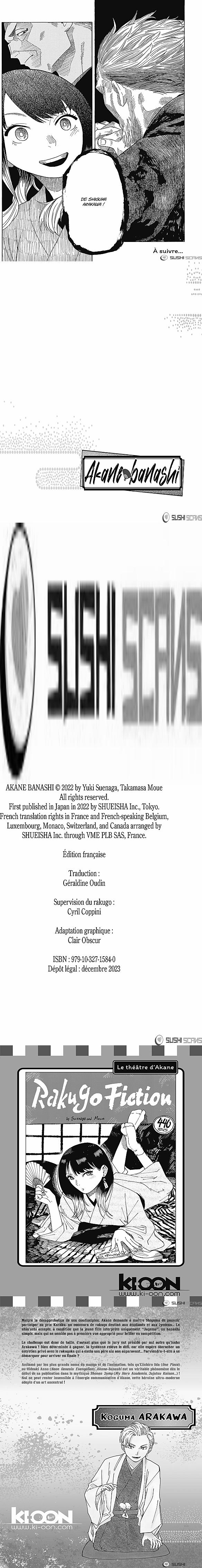 Read Akane Banashi FR Manga Online