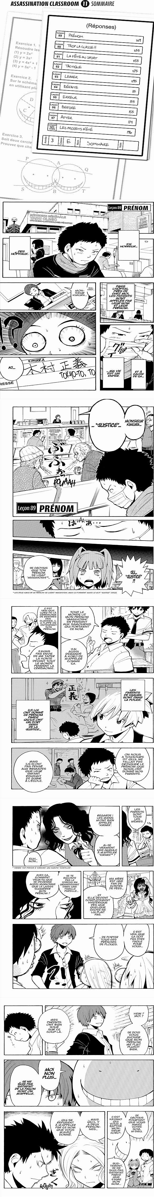 Read Assassination Classroom FR Manga Online