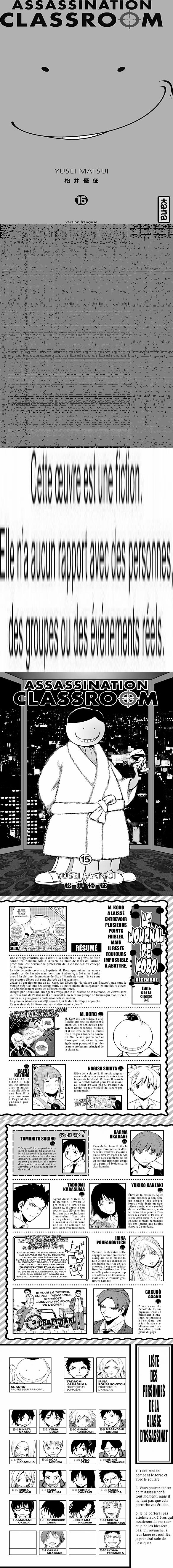 Read Assassination Classroom FR Manga Online