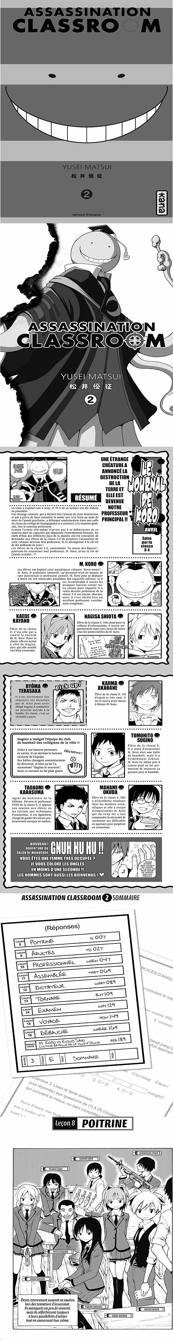 Read Assassination Classroom FR Manga Online