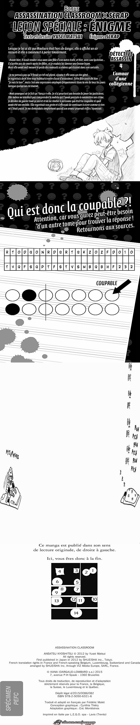 Read Assassination Classroom FR Manga Online