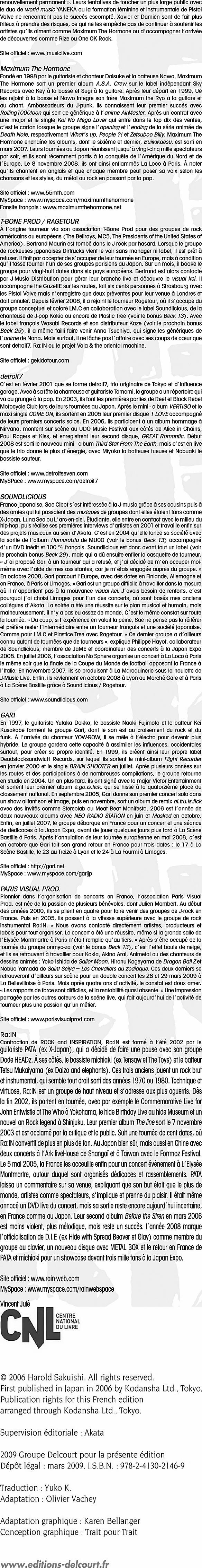 Read Beck FR Manga Online