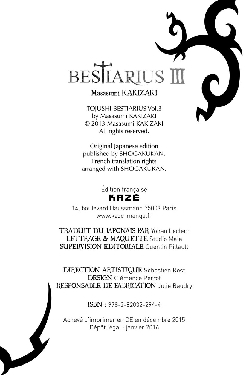 Read Bestiarius FR Manga Online
