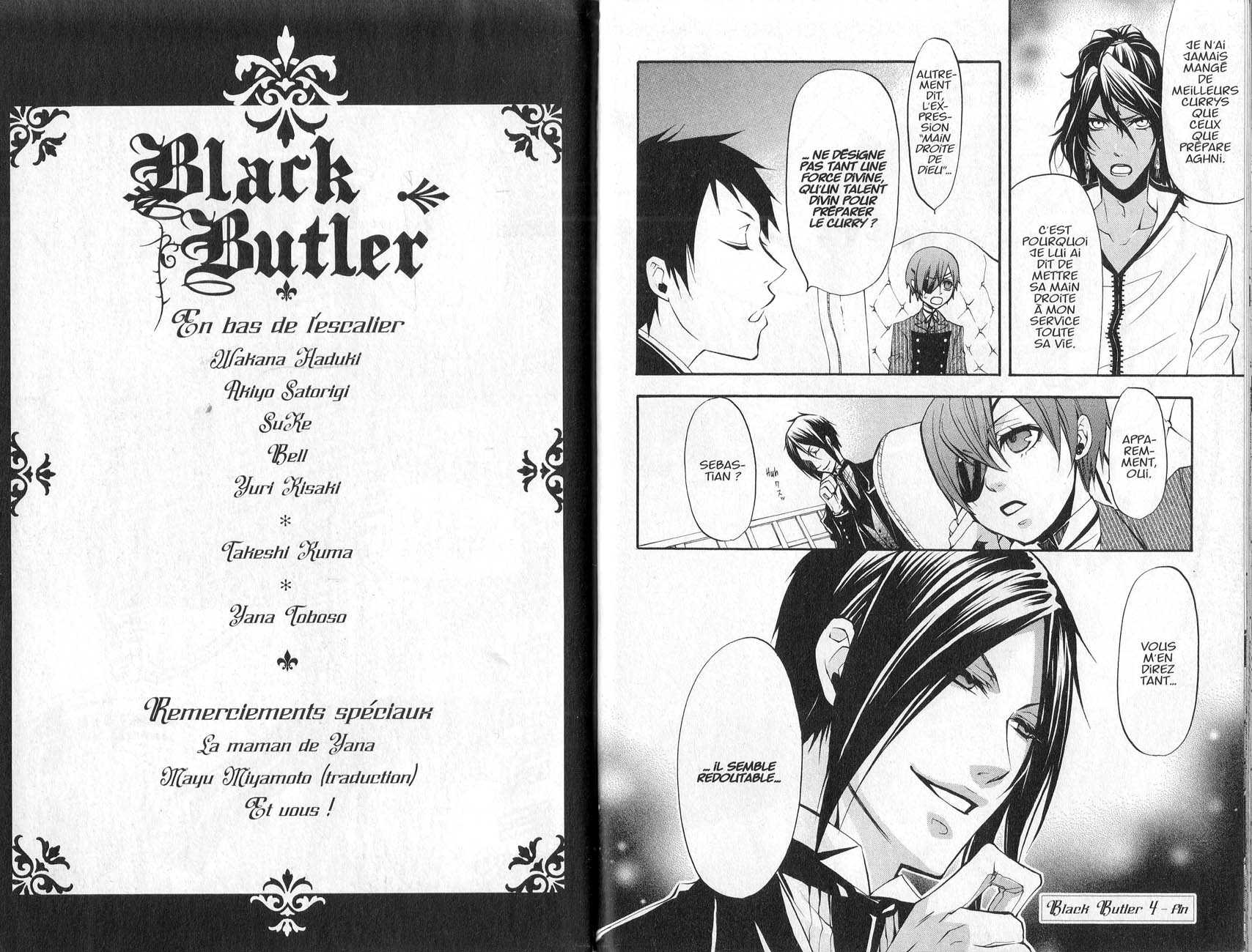 Read Black Butler FR Manga Online