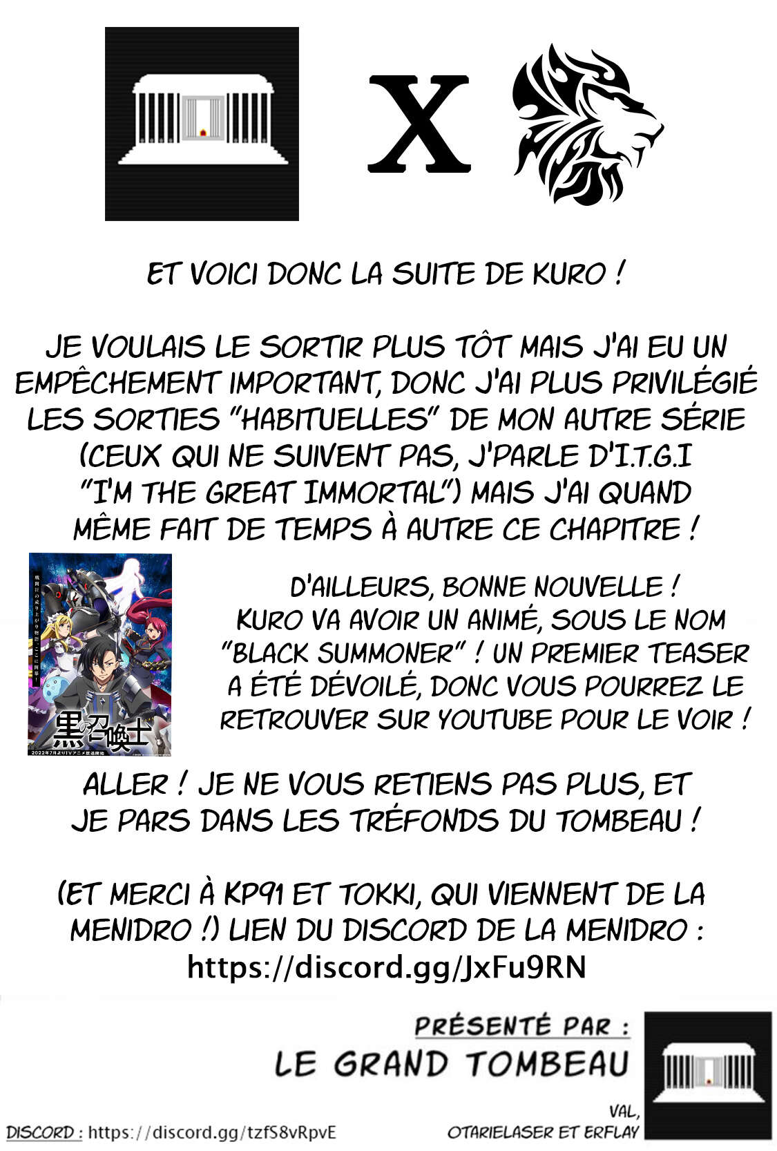 Read Black Summoner FR Manga Online
