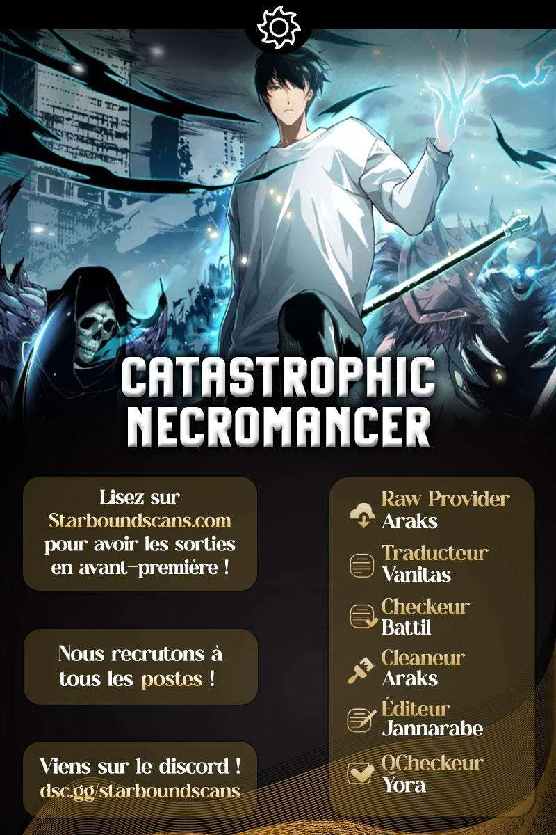 Read Catastrophic Necromancer FR Manga Online