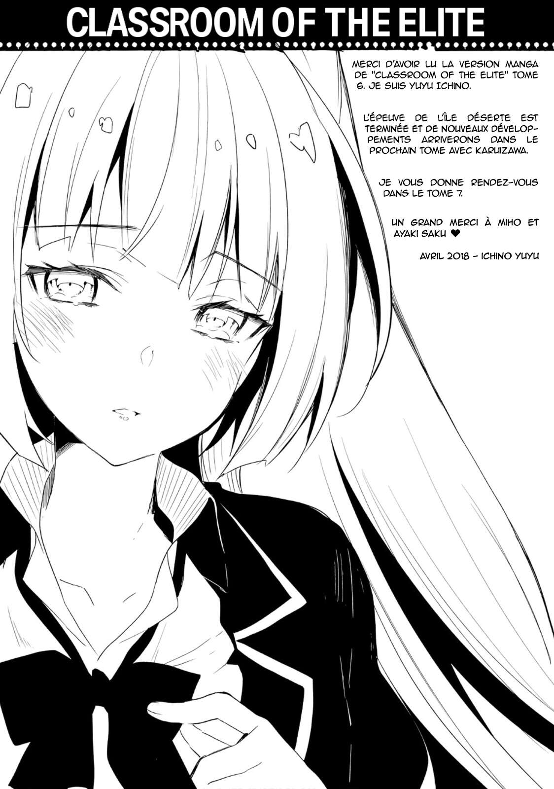 Read Classroom of the Elite FR Manga Online