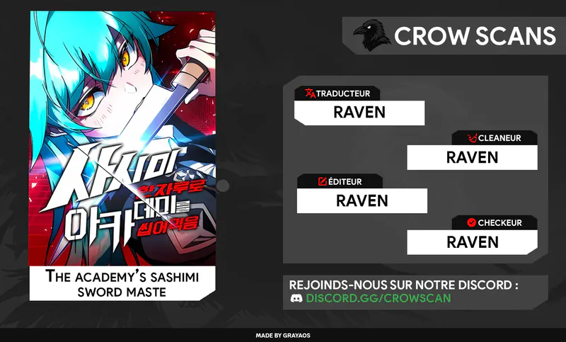 Read Conquering the Academy with Just a Sashimi Knife FR Manga Online