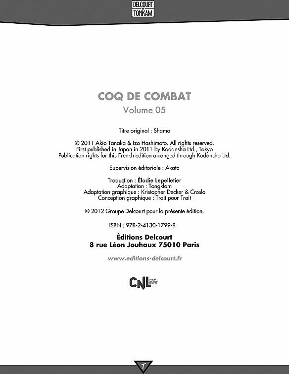 Read Coq de Combat FR Manga Online