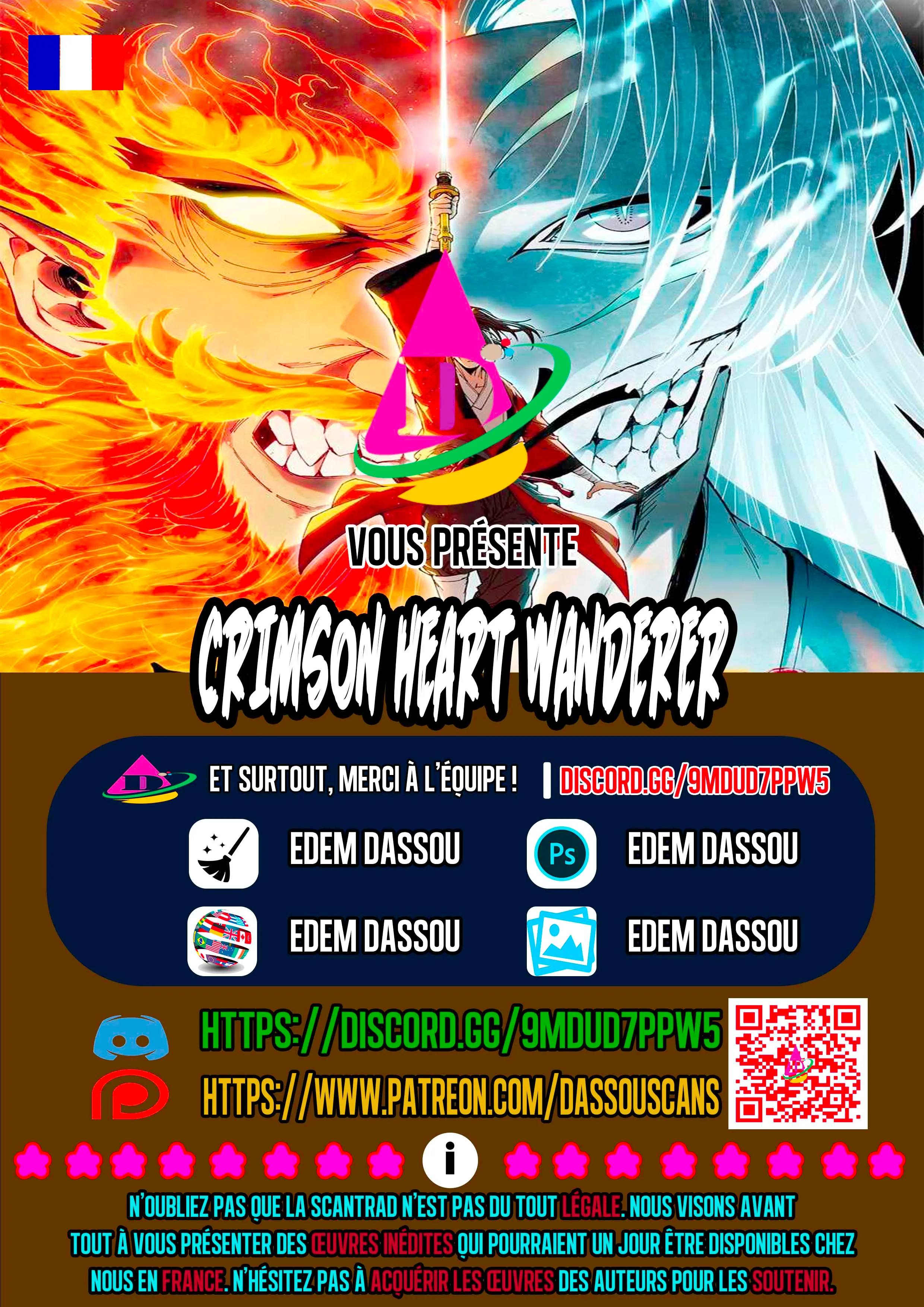 Read Crimson Heart Wanderer FR Manga Online
