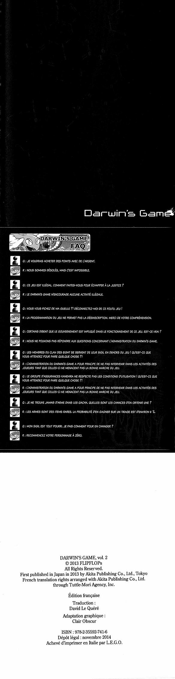 Read Darwin s Game FR Manga Online