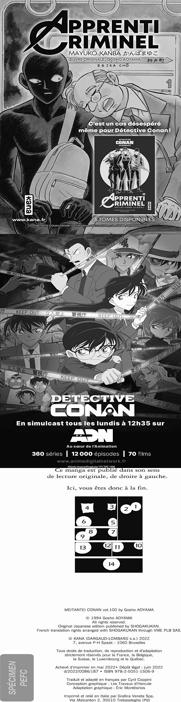 Read Detective Conan FR Manga Online