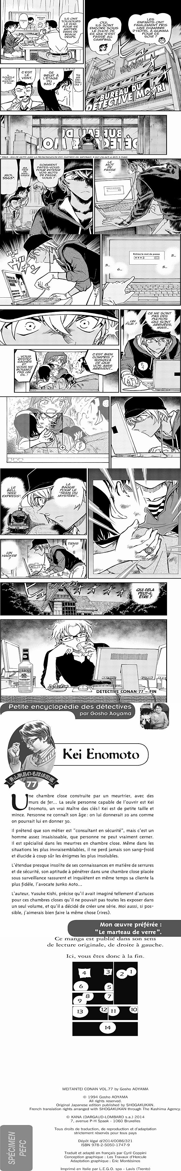Read Detective Conan FR Manga Online