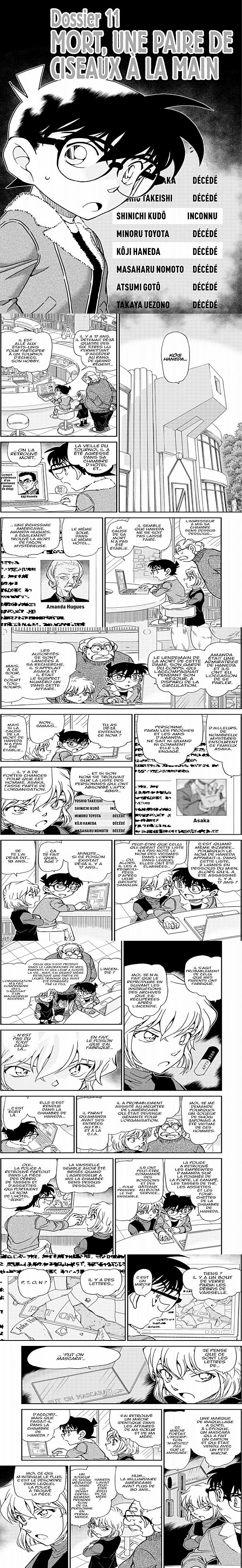 Read Detective Conan FR Manga Online