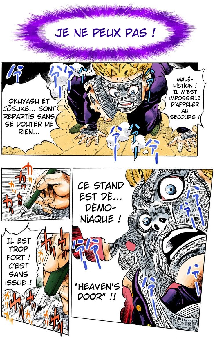 Read Diamond is Unbreakable _ JoJo's Bizarre Adventure Partie 4 (Couleurs) FR Manga Online