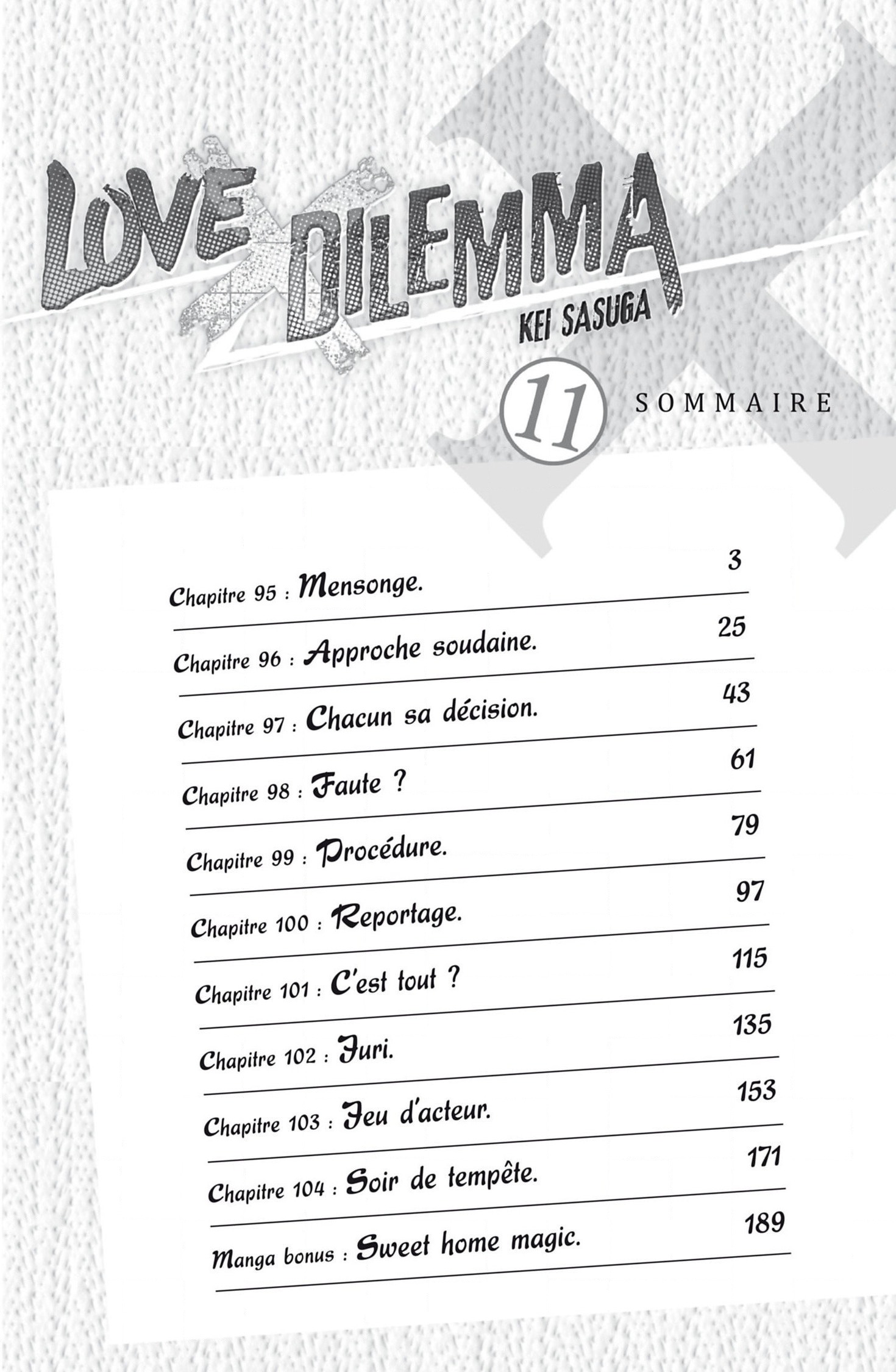 Read Domestic Girlfriend FR Manga Online