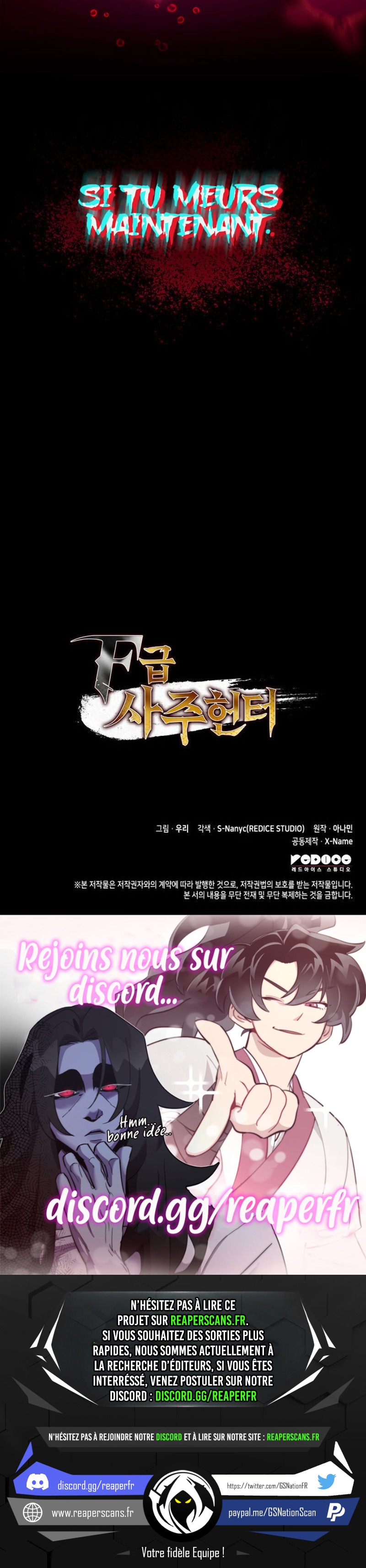 Read F Class Destiny Hunter FR Manga Online