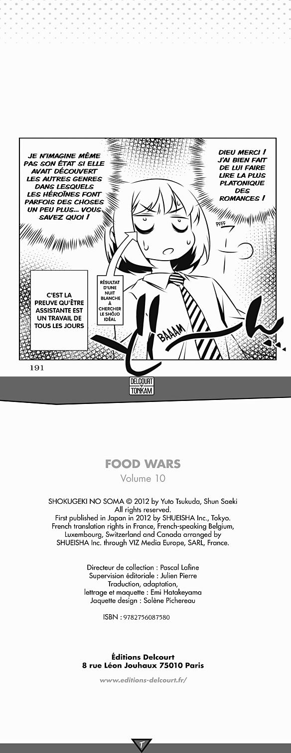 Read Food Wars FR Manga Online
