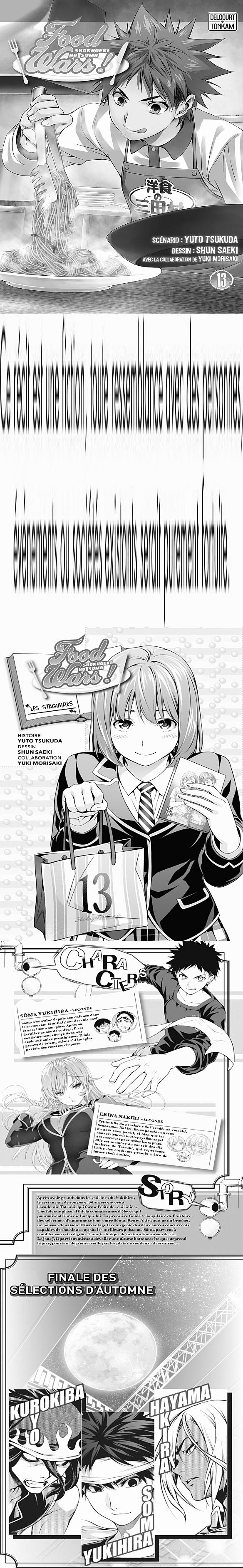 Read Food Wars FR Manga Online