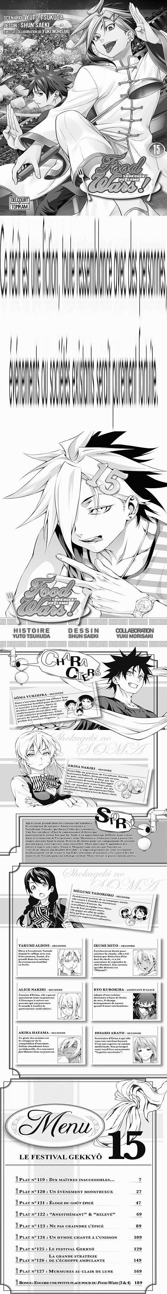 Read Food Wars FR Manga Online