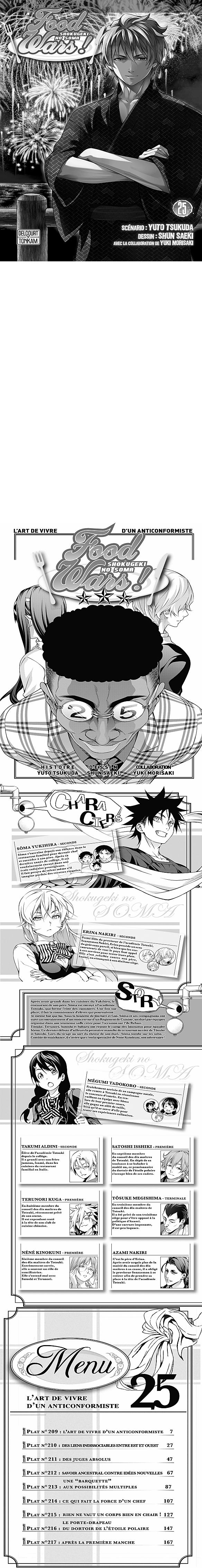 Read Food Wars FR Manga Online