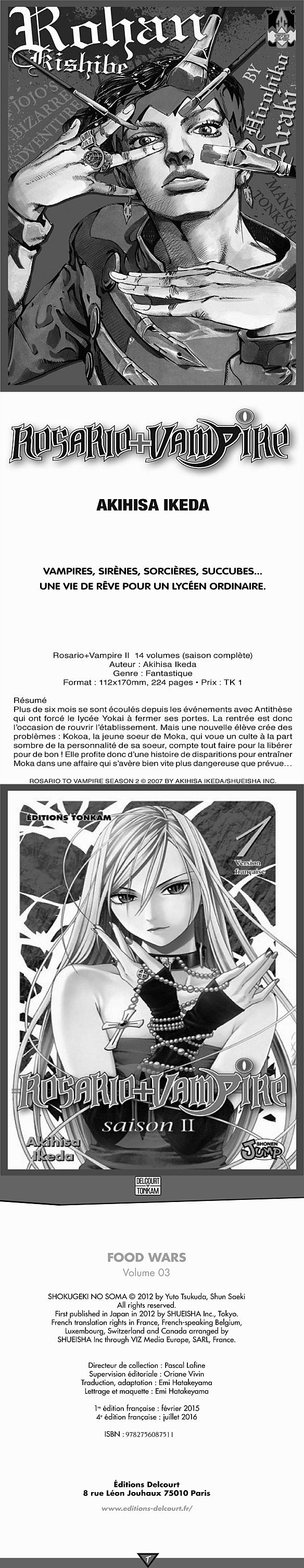 Read Food Wars FR Manga Online