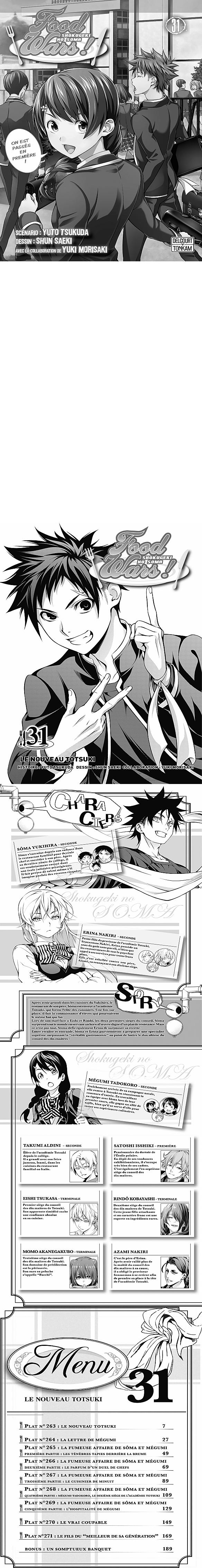 Read Food Wars FR Manga Online