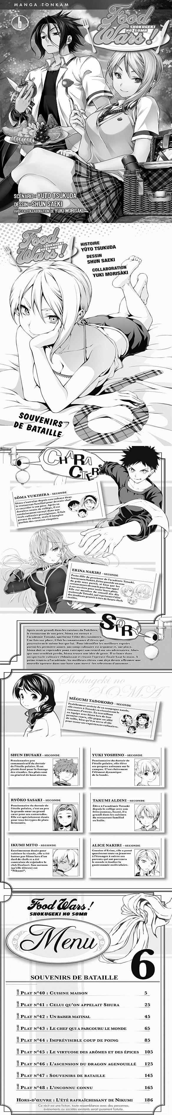 Read Food Wars FR Manga Online