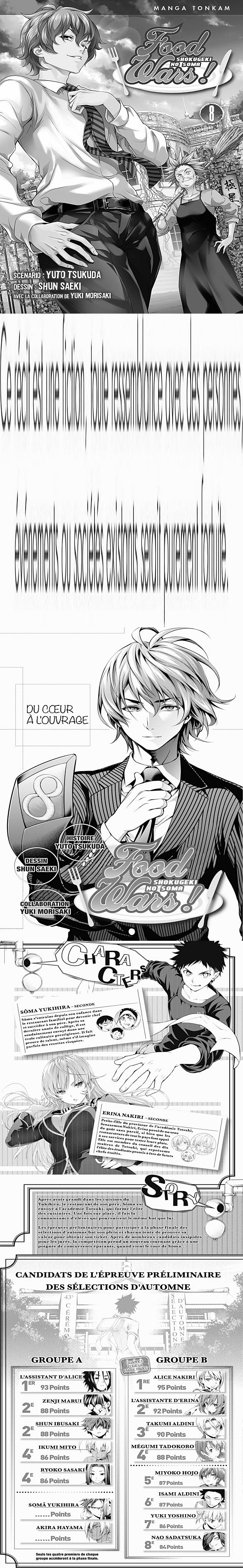 Read Food Wars FR Manga Online