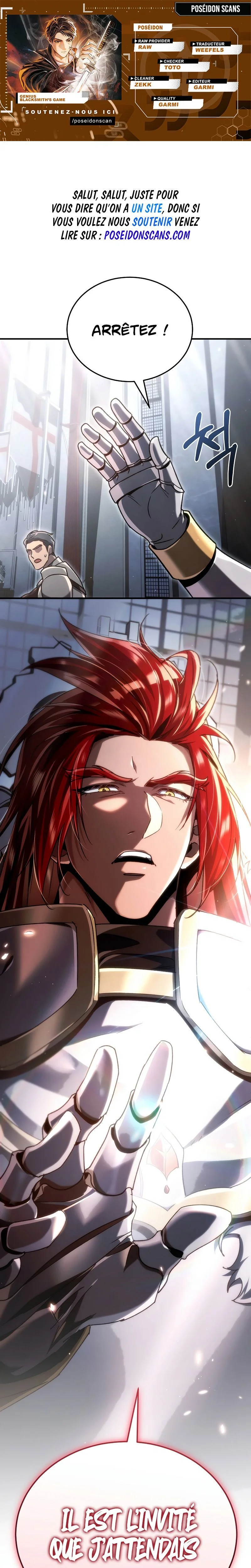 Read Genius Blacksmith s Game FR Manga Online