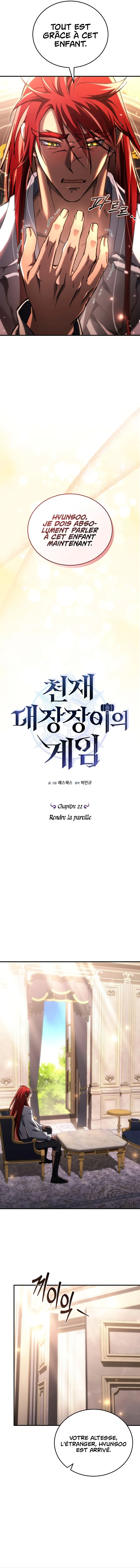 Read Genius Blacksmith s Game FR Manga Online