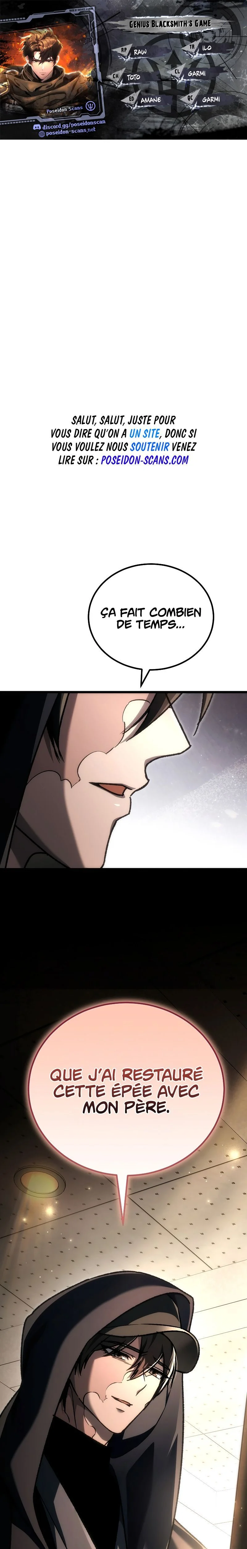 Read Genius Blacksmith s Game FR Manga Online