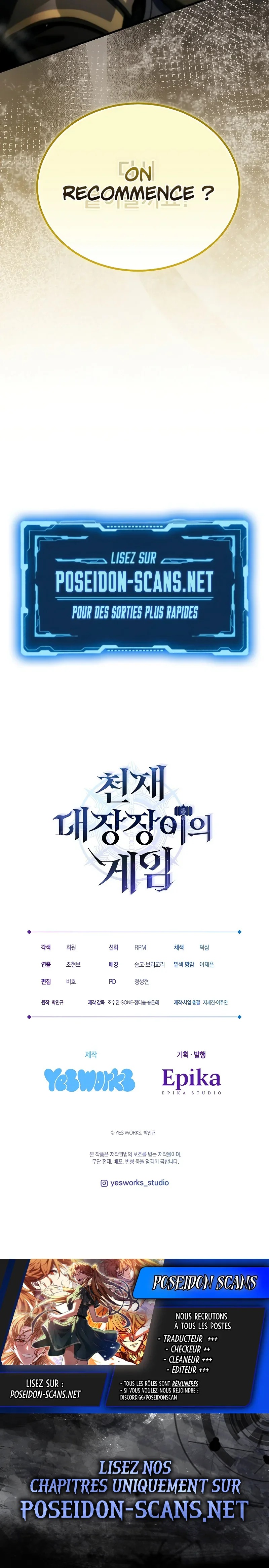 Read Genius Blacksmith s Game FR Manga Online