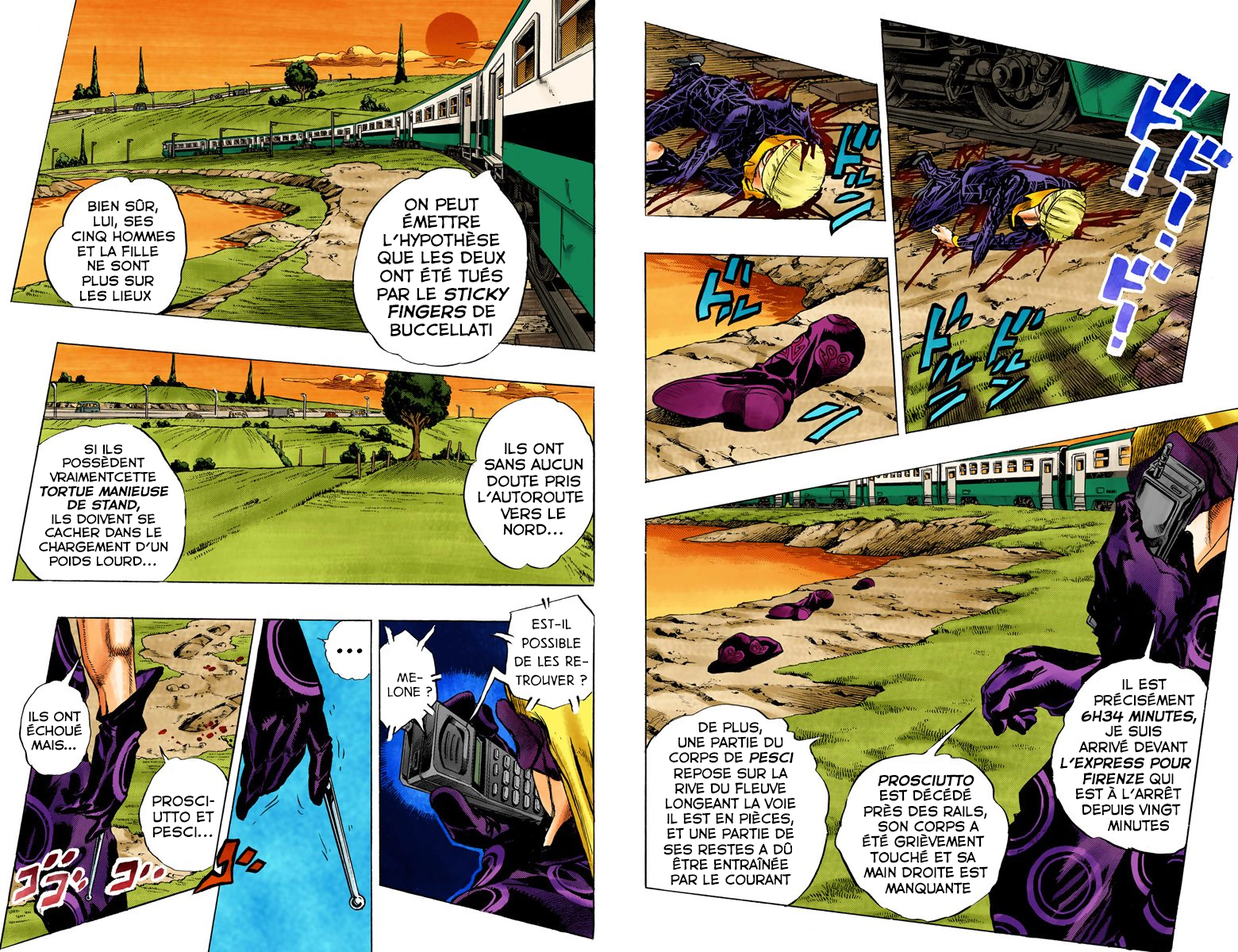 Read Golden Wind _ JoJo's Bizarre Adventure Partie 5 (Couleurs) FR Manga Online