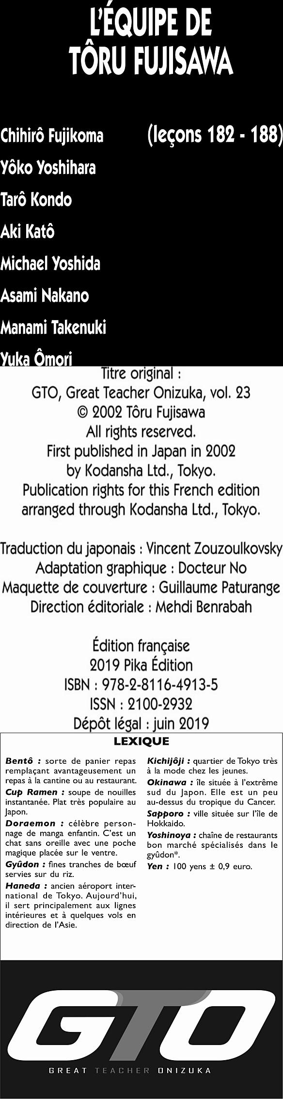 Read Great Teacher Onizuka FR Manga Online