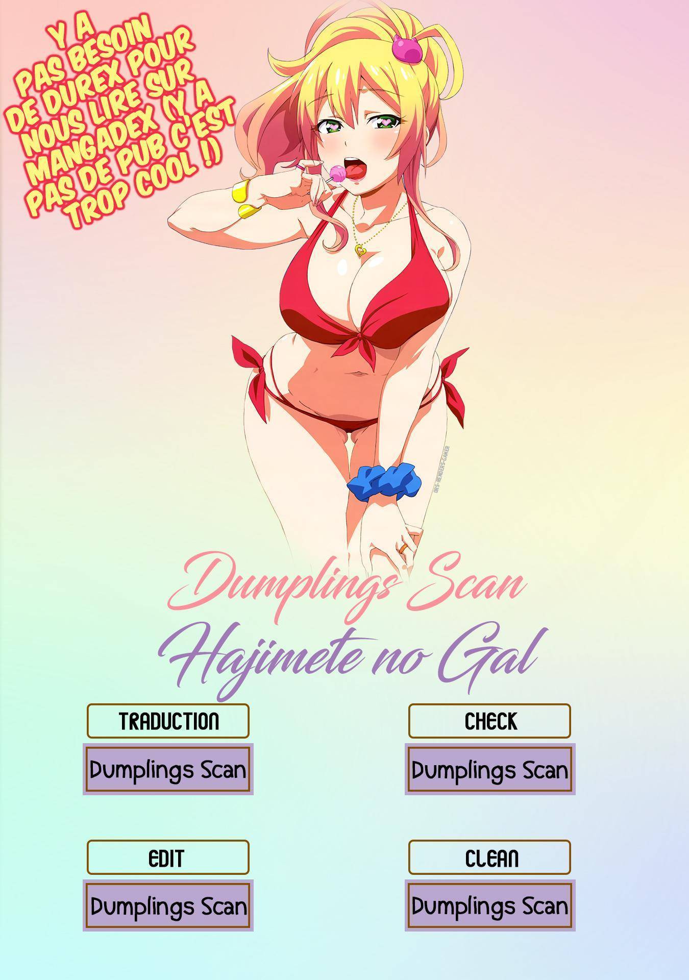 Read Hajimete no Gal FR Manga Online