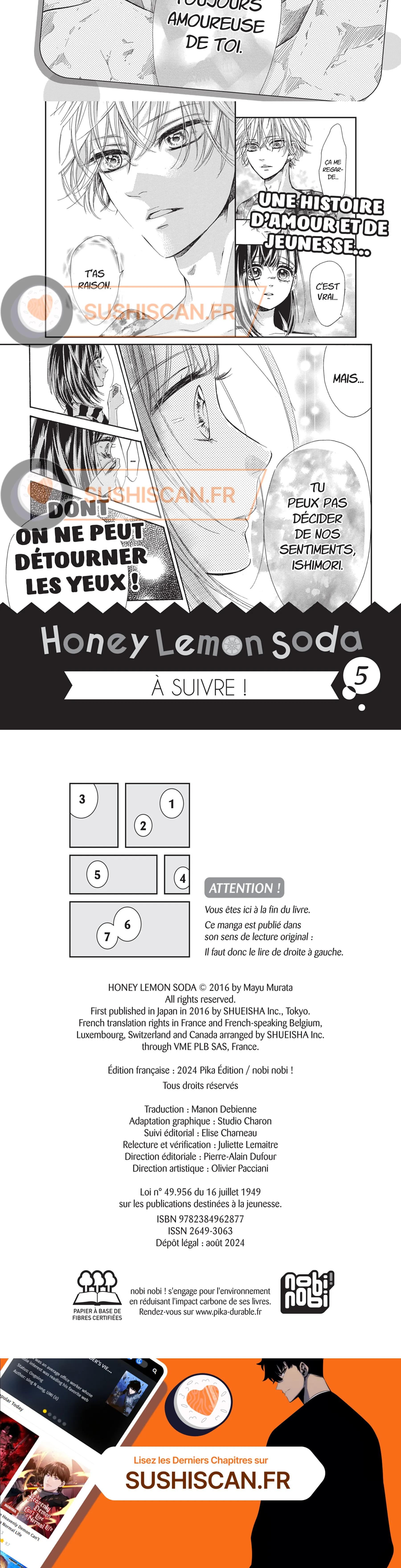 Read Honey Lemon Soda FR Manga Online