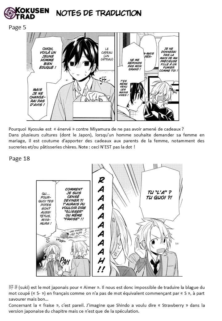 Read Horimiya FR Manga Online