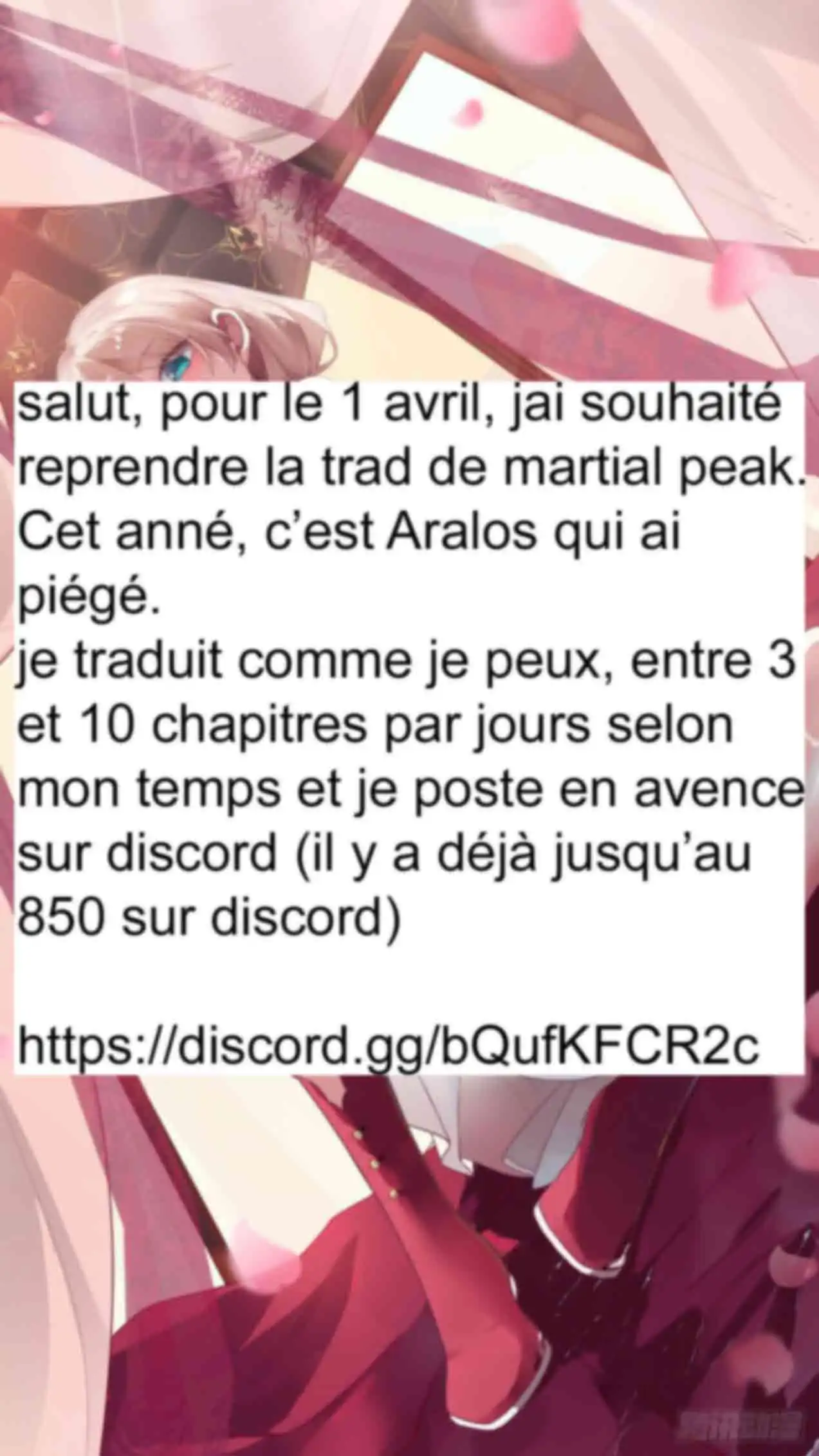 Read Martial Peak FR Manga Online
